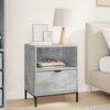 vidaXL Bedside Cabinet Concrete grey 49 x 36 x 61 cm Engineered wood