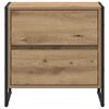 vidaXL Bedside Table with Drawer 2 pcs Artisian Oak 50 x 39.5 x 50 cm