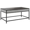 vidaXL Coffee Table with Infinity LED Grey Sonoma 90x50x41 cm
