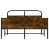 vidaXL Bed Frame without Mattress 140x200 cm Sonoma Oak Engineered Wood