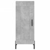 vidaXL Highboard Concrete Grey 34.5x34x180 cm Engineered Wood