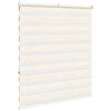 vidaXL Zebra Blind Marble Beige 130x150 cm Fabric Width 125.9 cm Polyester