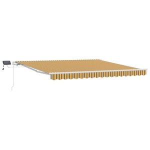 vidaXL Retractable Awning Multicolour 400 x 300 cm