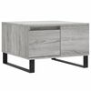vidaXL Coffee Table Grey Sonoma 55x55x36.5 cm Engineered Wood