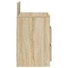 vidaXL Bedside Cabinet with 2 Drawers Sonoma Oak 40x33x60 cm