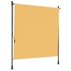 vidaXL Outdoor Roller Blind Sand 200 x 270 cm