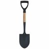 vidaXL Shovel Black 68.5 cm Power Coated Steel and Solid Wood