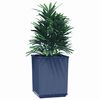 vidaXL Planters 4 pcs Blue Grey 30x30x37 cm Polypropylene