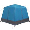 vidaXL Cabin Tent with Roof Blue and Grey 333 x 317 x 194 cm