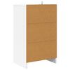 vidaXL Bedside Table White 40 x 30 x 467 cm Engineered Wood