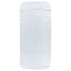 vidaXL Beach Towels 2 pcs White 60x135 cm Fabric 400 GSM