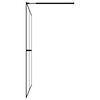 vidaXL Walk-in Shower Screen Frosted Tempered Glass 140x195 cm
