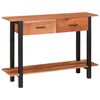 vidaXL Console Table Brown 110 x 30 x 75 cm Solid acacia wood