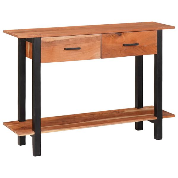 vidaXL Console Table Brown 110 x 30 x 75 cm Solid acacia wood