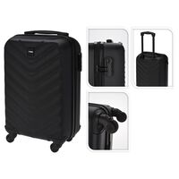 ProWorld Suitcase Diamond Design 28 L Black