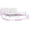 vidaXL Bed Frame without Mattress 200x200 cm Solid Wood