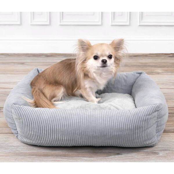 FLAMINGO Dog Bed with Zipper Colette Rectangular 50 cm Blue