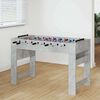 vidaXL Foosball Table Concrete Grey 125 x 60.5 x 80 cm Engineered Wood