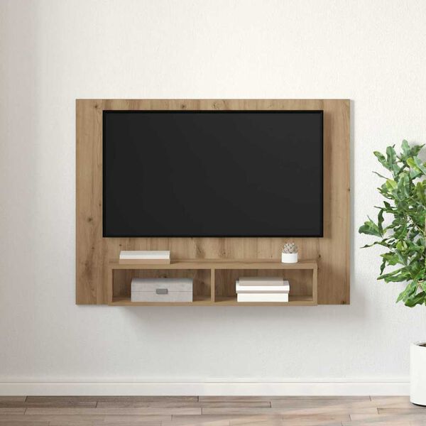 vidaXL TV Cabinet Set Artisan Oak 120 x 23.5 x 90 cm Engineered Wood