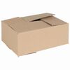 vidaXL Folding Box 50 pcs Natural 25 x 17.5 x 10 cm Cardboard