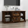 vidaXL TV Cabinet Smoked Oak 99.5x35.5x48 cm Engineered Wood