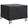 vidaXL Furniture Cover Plain Black 60 x 60 x 45 cm Fabric