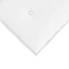 vidaXL Back Pillow White 60 x 19 x 50 cm Fabric