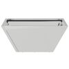 vidaXL Garden Planter 5 pcs Silver 35 x 35 x 15 cm Galvanised Steel