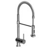 SCH&Uuml;TTE Sink Mixer with High Round Spout BOSTON Spiral Spring Chrome