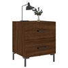 vidaXL Bedside Cabinets 2 pcs Brown Oak 40x35x47.5 cm Engineered Wood