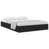 vidaXL Storage Bed with Mattress Black 135 x 190 cm Fabric
