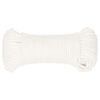 vidaXL Boat Rope Full White 3 mm 100 m Polypropylene