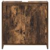 vidaXL Bathroom Cabinet Smoked Oak 60x33x61 cm Engineered Wood