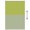 vidaXL Roller Blind Blackout Leaves Green 110x175 cm Fabric Width 105.7 cm Polyester