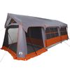 vidaXL Tents with Roof Grey and orange 620 x 322 x 240 cm Polyester