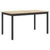vidaXL Dining Tables 140 x 80 x 75 cm METAL