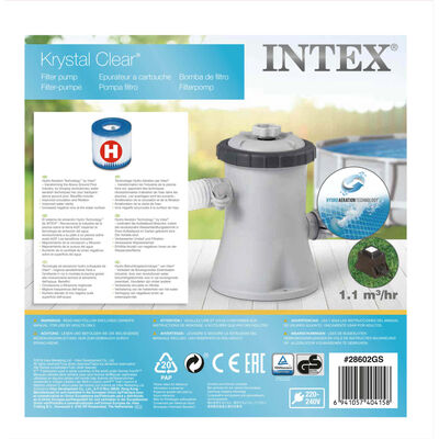 Intex Cartridge Filter Pump 1250 L/h 28602GS