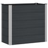 vidaXL Garden Raised Bed Black 100 x 50 x 91 cm WPC and Aluminium