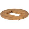 vidaXL Beer Crate Tabletop Teak 70 cm