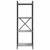 vidaXL Bookshelf Grey sonoma 40 x 30 x 119 cm Engineered Wood