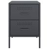 vidaXL Bedside Cabinets 2 pcs Anthracite 36x39x50.5 cm Steel