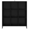 vidaXL Book Cabinet Black Oak 99.5 x 30 x 108.5 cm Engineered Wood