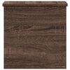 vidaXL Storage Box Brown Oak 30x35x35 cm Engineered Wood