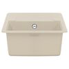 vidaXL Sink Beige 670 x 460 mm 80% Quartz and 20% Resin