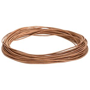 vidaXL Leather Cord Brown &Oslash;1 mm x 5 m Leather