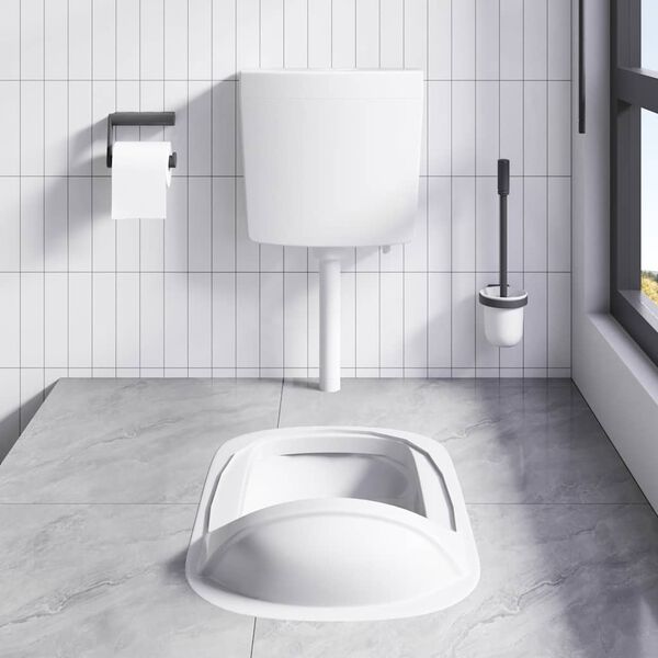 vidaXL Toilet Cistern with Bottom Water Inlet 3/6 L White