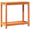 vidaXL Potting Table with Shelf Wax Brown 82.5x35x75 cm Solid Wood Pine