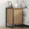 vidaXL Bedside Table Artisian Oak 39.5 x 30 x 50 cm Engineered Wood