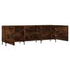 vidaXL TV Cabinet Smoked Oak 150x30x50 cm Engineered Wood