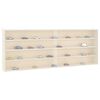 vidaXL Wooden Collector's Display Case with Doors 100x8.5x37cm